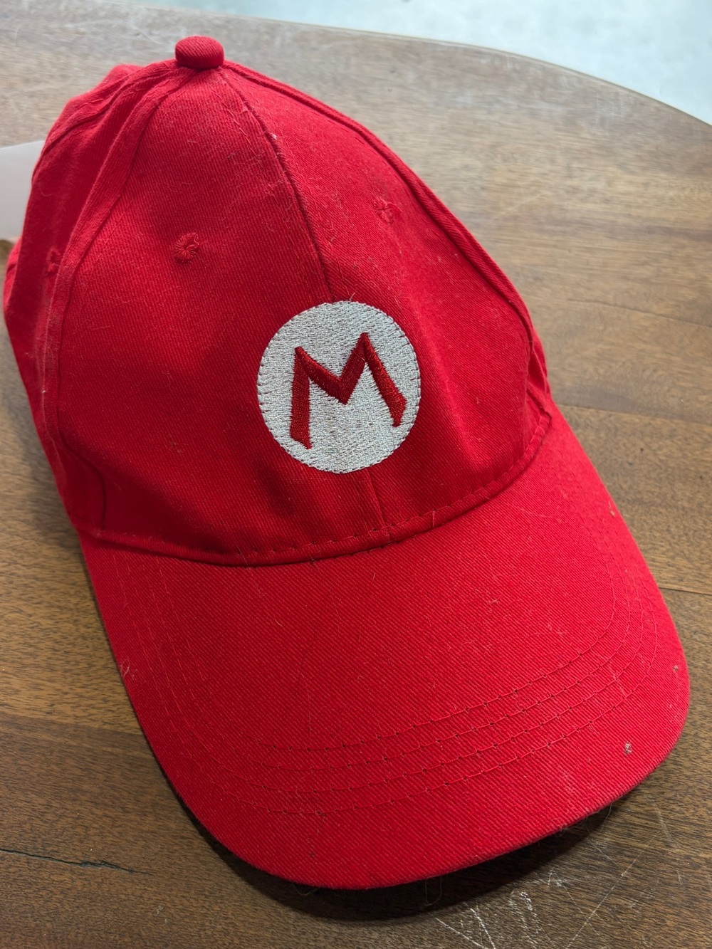 Red 'M' Baseball Cap - Branded Gaming Inspired Hat